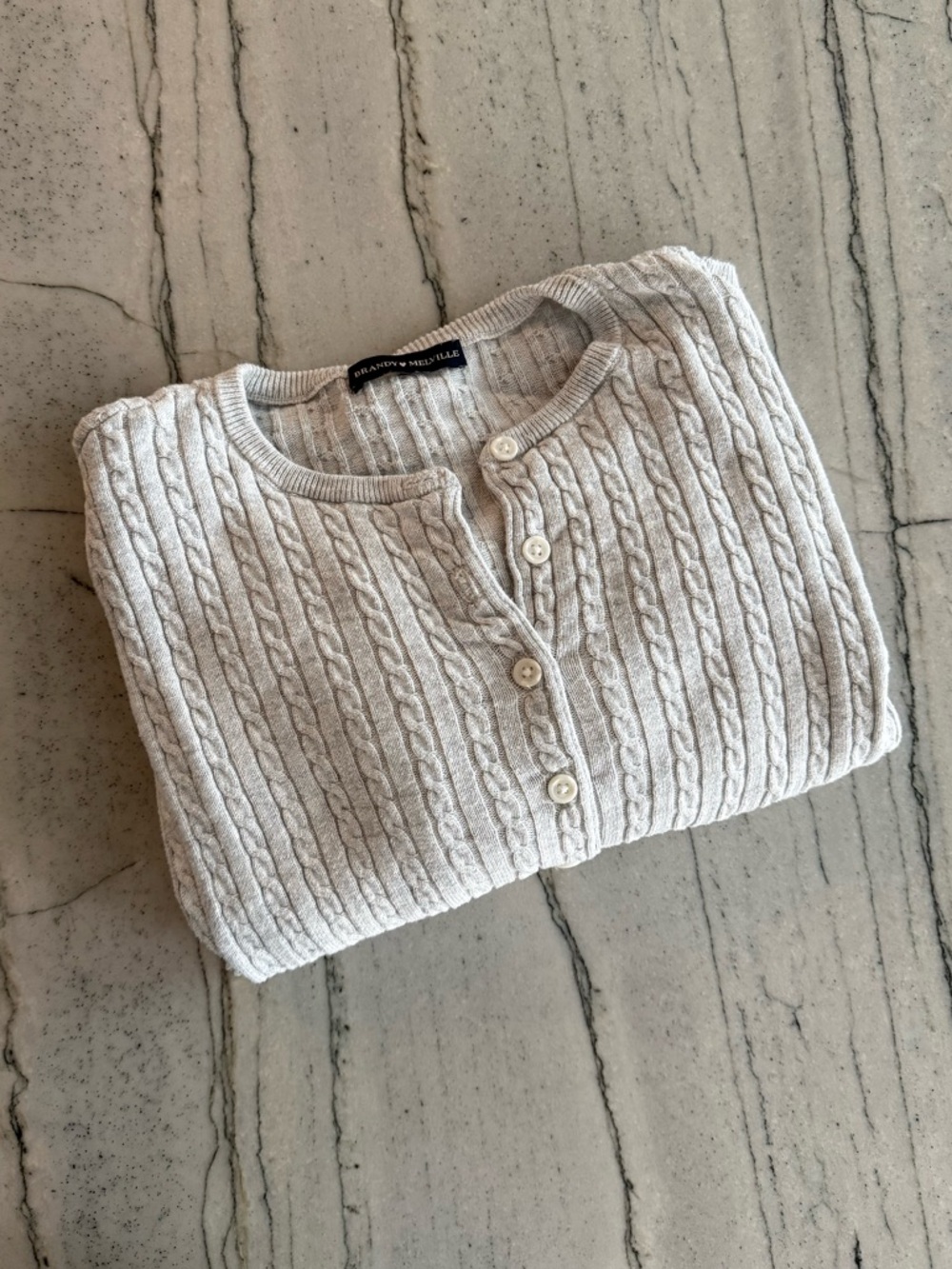 Brandy Melville • Cable Cardigan